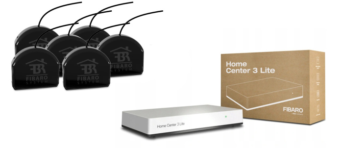 Inteligentny dom zestaw do sterowania urzadzeniami Fibaro HC3L FGS-213